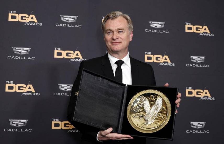 Nolan, premiado por el gremio de directores de cine estadounidense por “Oppenheimer”