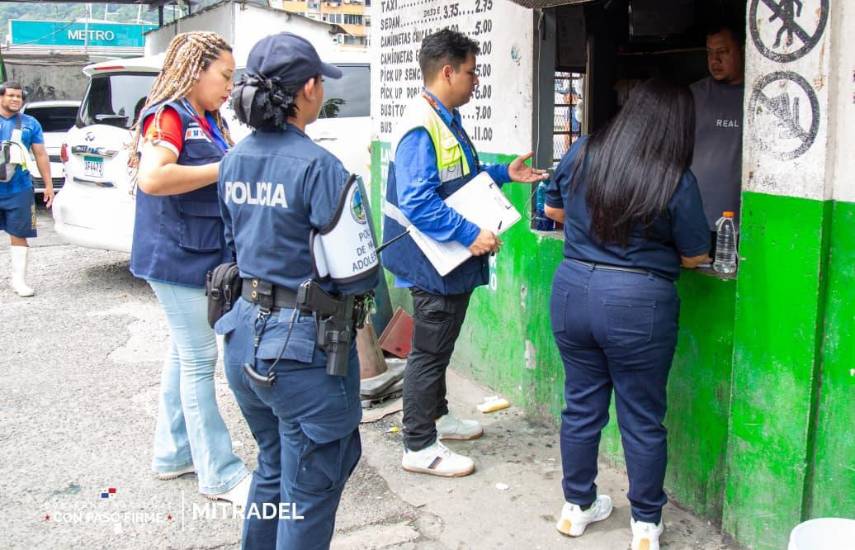 Desarrollan operativo contra el trabajo infantil en Panamá y Veraguas