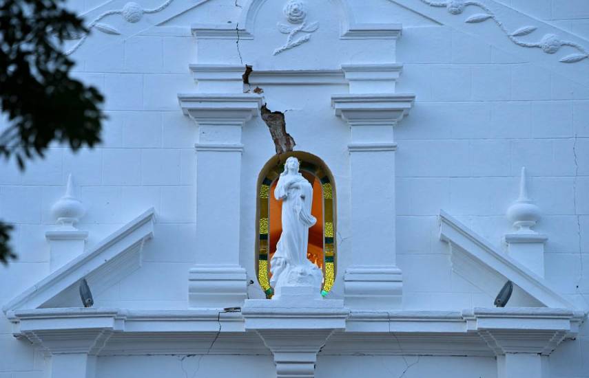 Reportan más de cien templos e inmuebles religiosos afectados