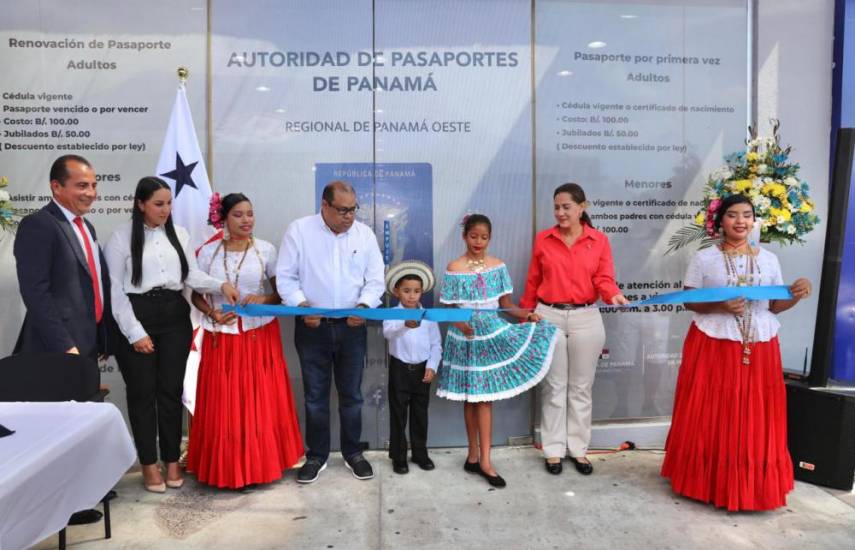 Inauguran nueva sede de pasaportes en Panamá Oeste
