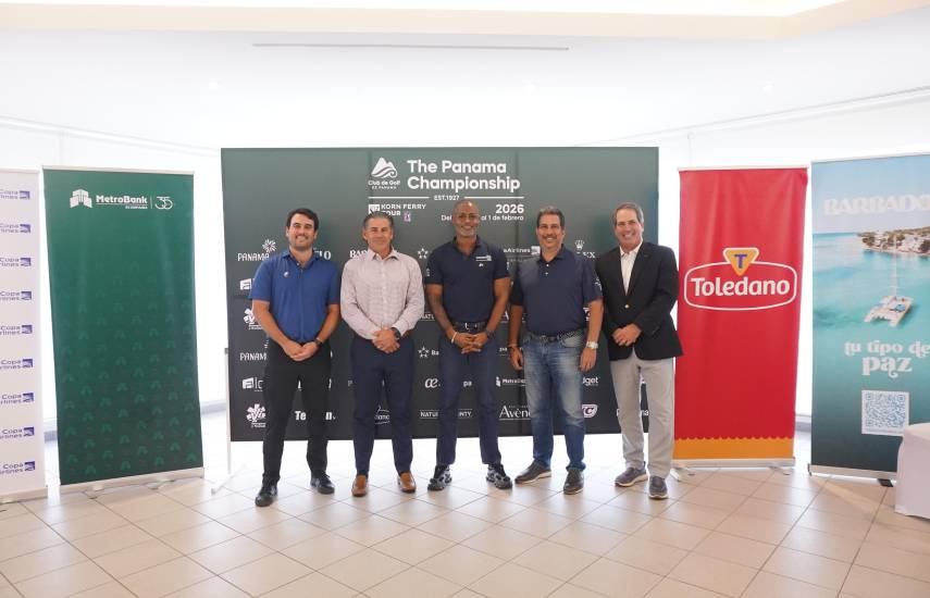Cortesía | Participantes de la mesa principal de la conferencia de prensa oficial del evento.