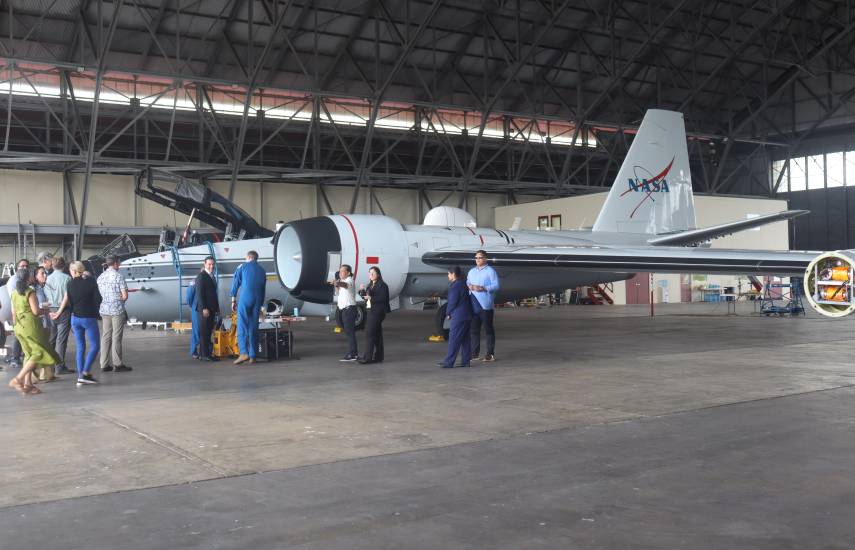 Aeronave de la NASA llega a Panamá para investigar aerosoles y cambios en la atmósfera