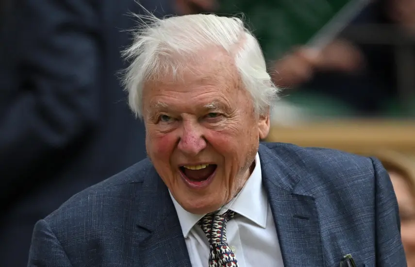 El presentador y biólogo británico David Attenborough.