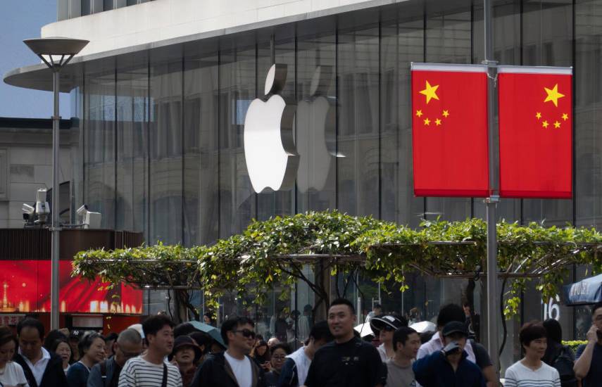 Beneficio trimestral de Apple se dispara gracias a ventas de iPhone en China