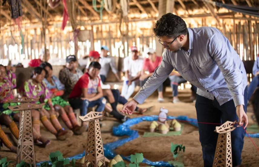 Presentan proyecto de Interconexión Colombia-Panamá a comunidades originarias