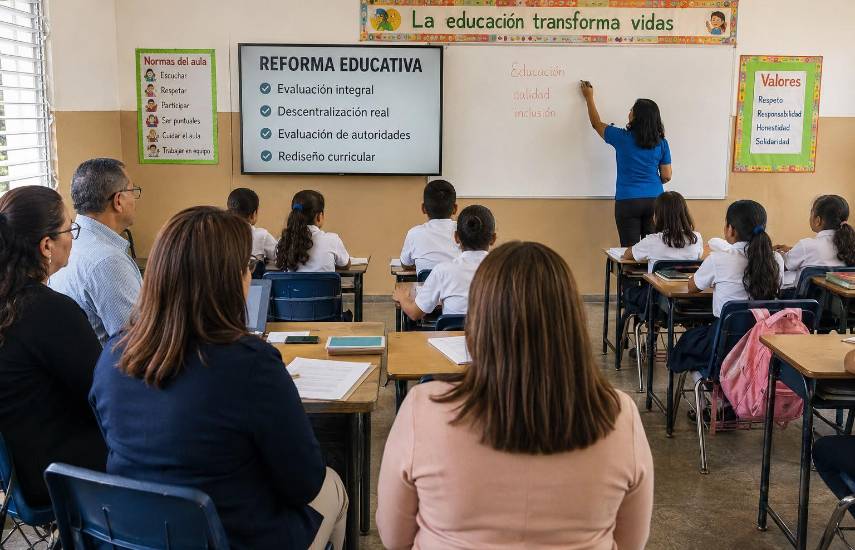 Docentes piden que se trabaje en la ley educativa vigente