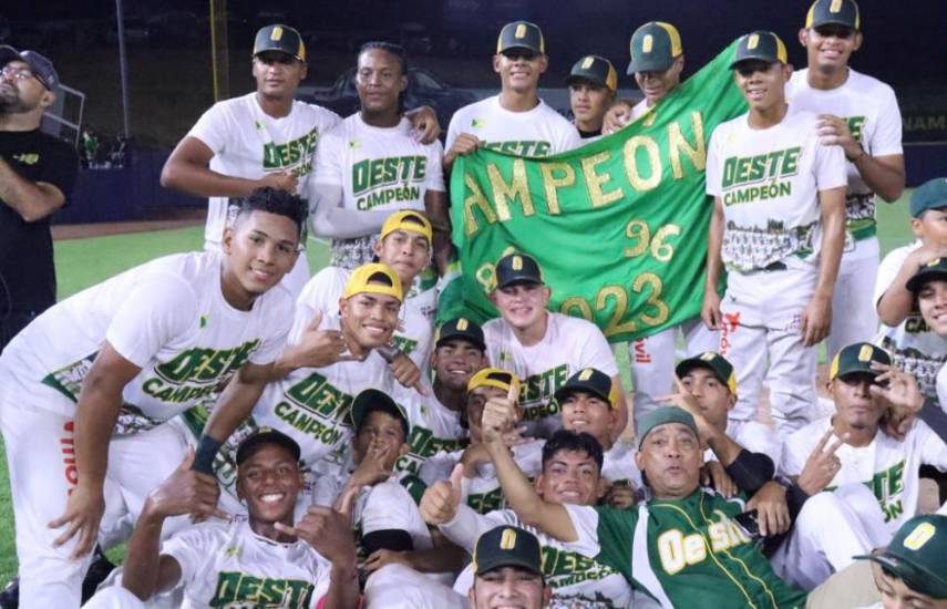 Panamá Oeste se corona campeón del Béisbol Juvenil 2023