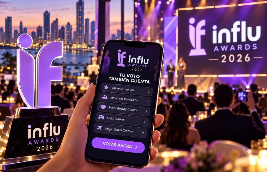 Panamá abre las votaciones para la primera edición de los INFLU AWARDS 2026