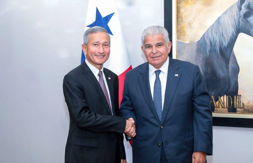 Presidente Mulino se reúne con el Canciller de Singapur Vivian Balakrishnan