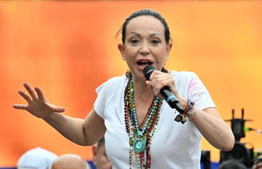 Líder opositora María Corina Machado anuncia que regresó a Venezuela