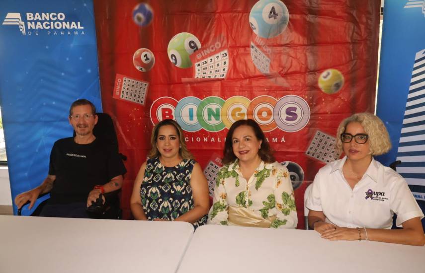 ML | Durante el lanzamiento del Gran Bingo Solidario.