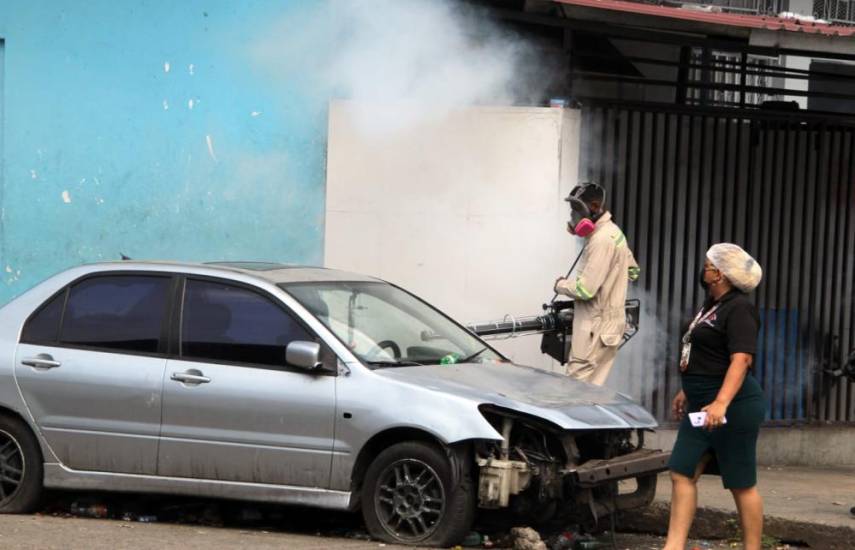 Realizan nebulización en Curundú por incidencia de casos de dengue