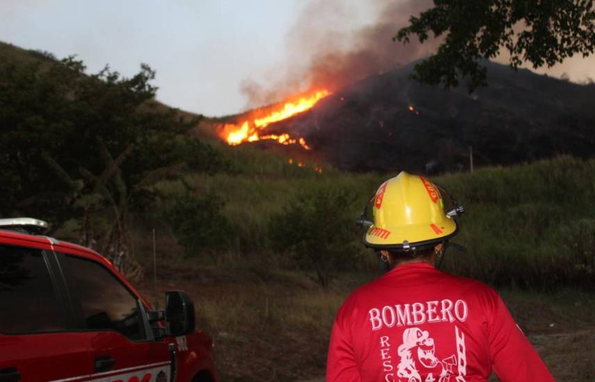 ML | Bomberos atienden incendio de herbazal en Los Andes No.2.