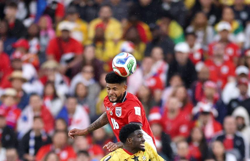 AFP | El defensor panameño Andrés Andrade en el duelo ante el seleccionado de Ghana, en el Mundial FIFA 2026, disputado el pasado 17 de junio en el Estadio Toronto, en Toronto, Canadá.
