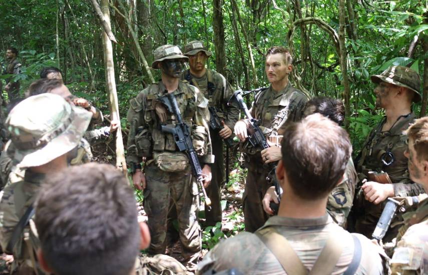 José M. Andrade | Integrantes de las Fuerzas militares de Estados Unidos en Panamá.