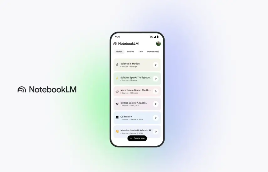 Google comienza a integrar NotebookLM en su asistente Gemini
