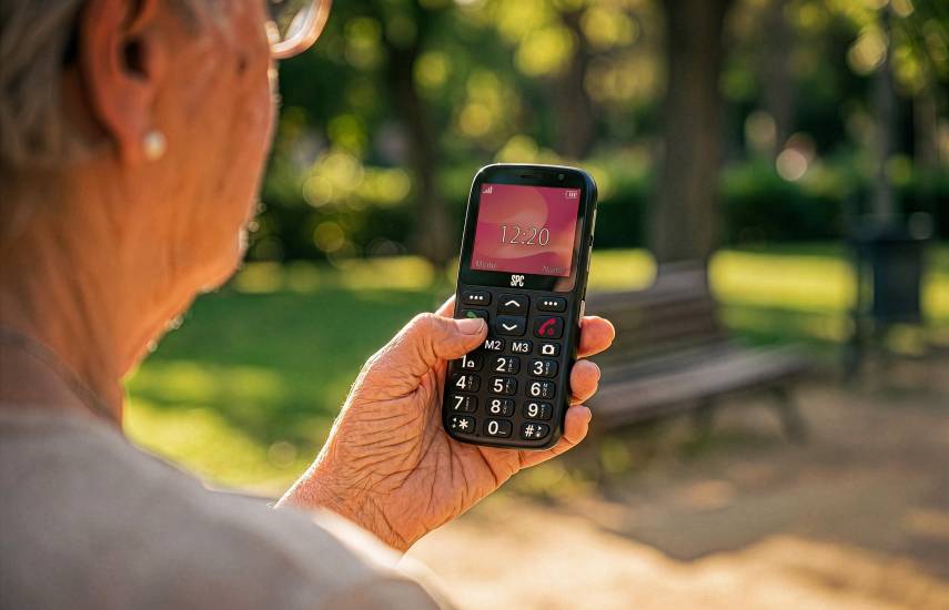 SPC presenta Polaris Pure, un teléfono básico con teclado físico para acompañar en remoto a los mayores