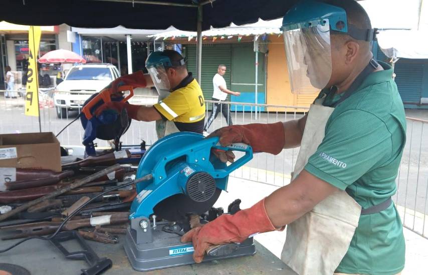 En 24 jornadas de desarme recuperan casi 1,500 armas; la próxima cita será en Colón