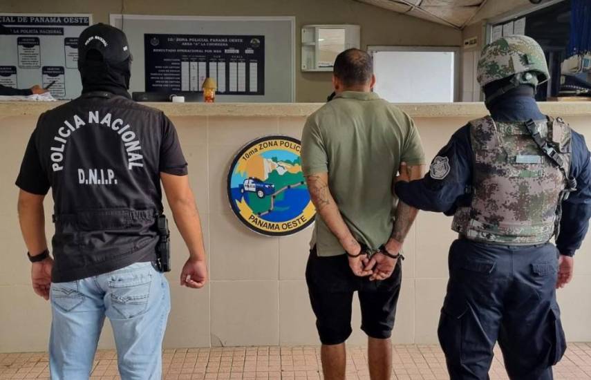 Capturan en La Chorrera a Rey Carlos Falcón, uno de los más buscados por blanqueo de capitales