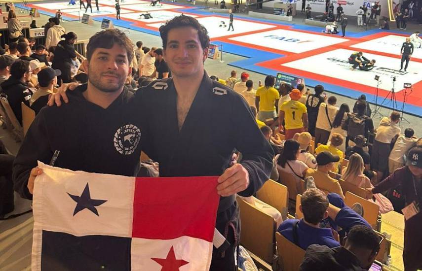 ML | Durante el Abu Dhabi World Professional Jiu-Jitsu Championship.