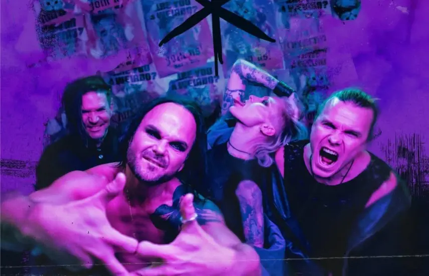 Los integrantes de la banda finlandesa The Rasmus.