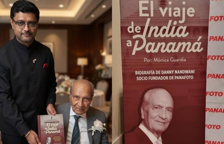 Presentan libro sobre la trayectoria de Danny Nandwani y el aporte de la comunidad india en Panamá