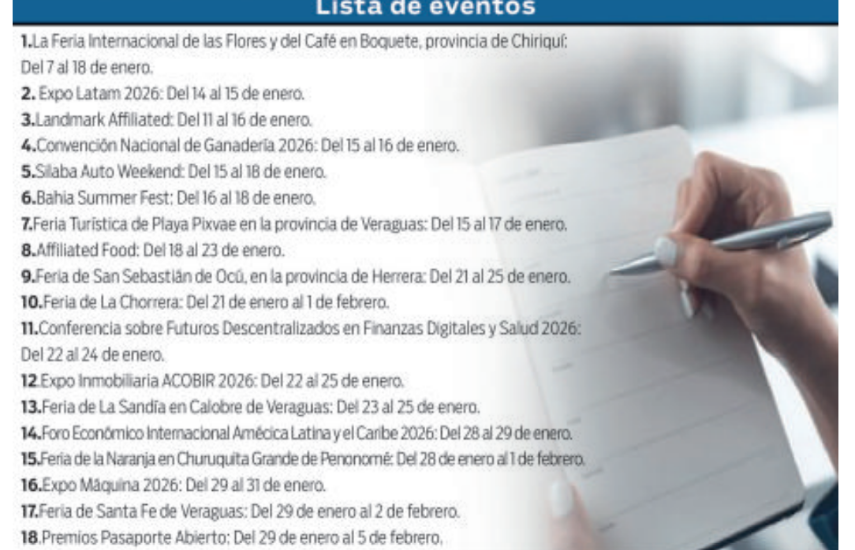 $!Dieciocho ferias y congresos programados para este mes