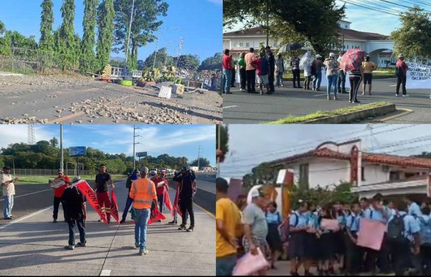 Continúan protestas en Changuinola y en otras partes del país