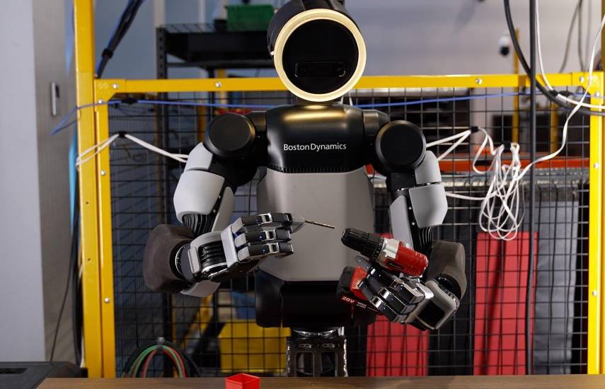 Boston Dynamics muestra la nueva mano de su robot humanoide Atlas, capaz de usar herramientas como taladros o amoladoras