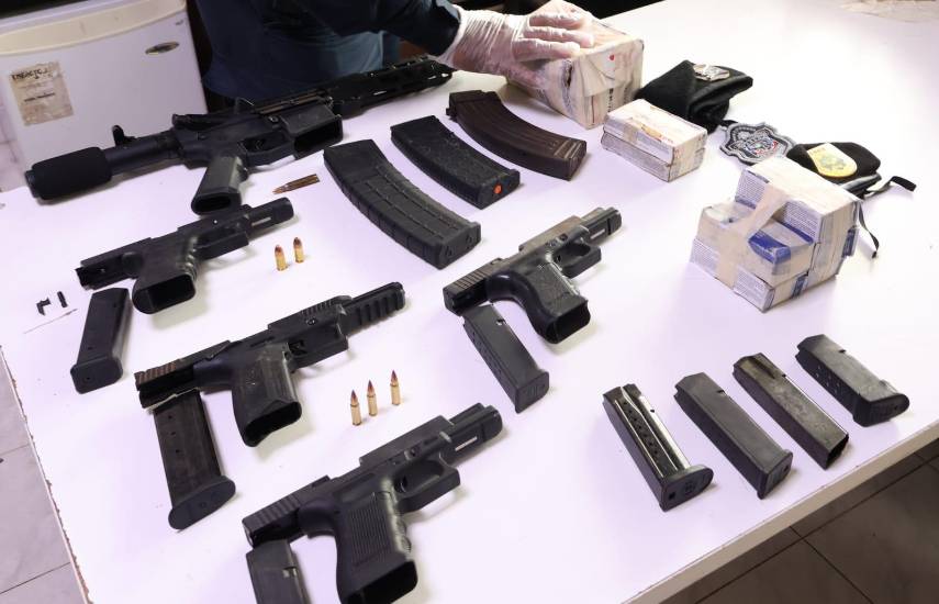 Hallan armas y municiones en Santa Ana tras denuncia ciudadana