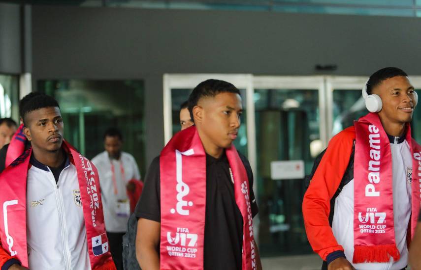 Panamá Sub17 llega a Doha para competir en mundial de fútbol