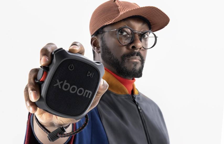 Los altavoces portátiles audio LG xboom by will.i.am se renuevan con IA