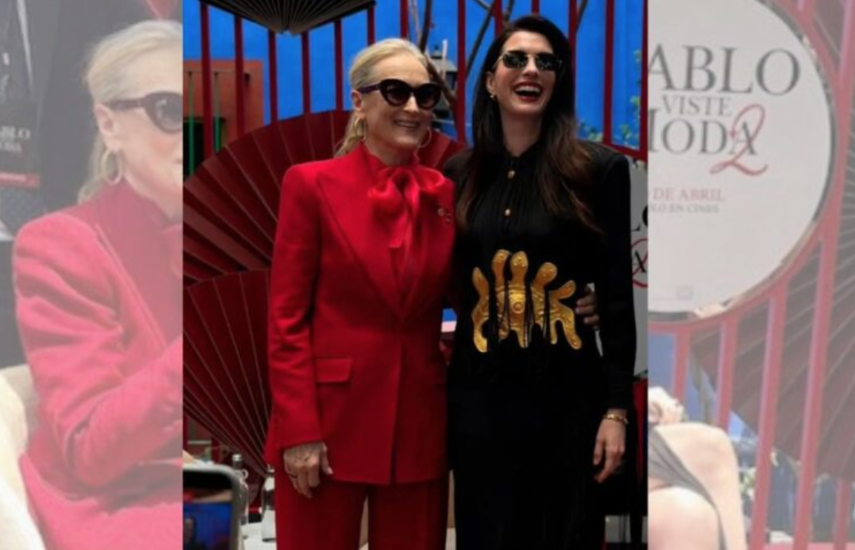 Meryl Streep y Anne Hathaway arrancan en México promoción de “El Diablo Viste a la Moda 2”
