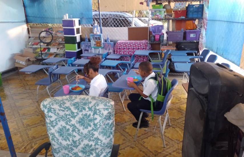 La refugiada que alimenta a niños en San Miguelito