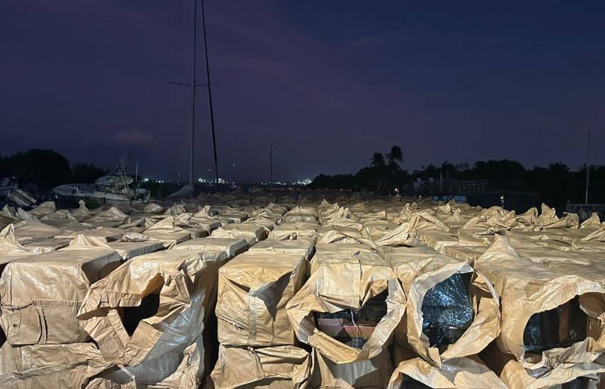 Aeronaval incauta mercancía irregular en la Costa Arriba de Colón