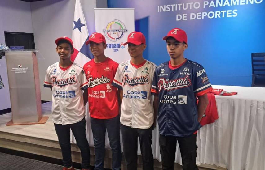 Representantes de Panamá en la Serie del Caribe Kids 2024.