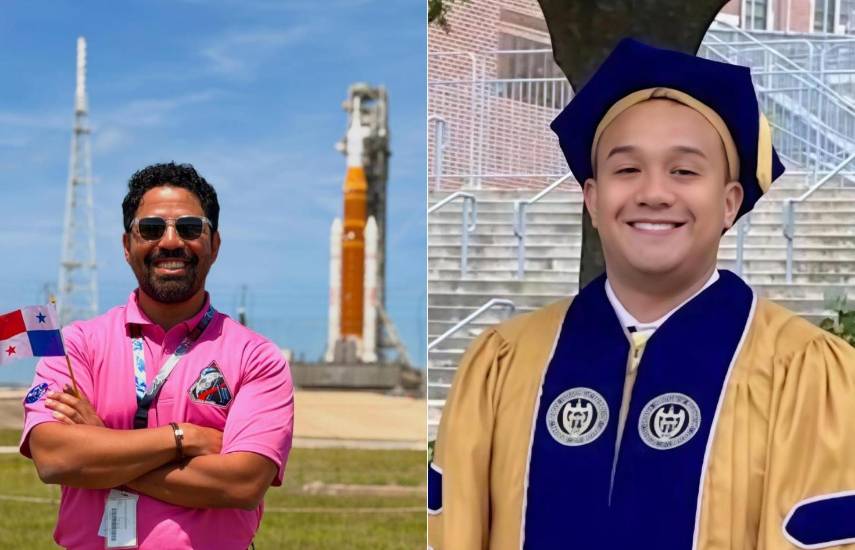 Dos panameños apoyaron en el histórico regreso a la Luna