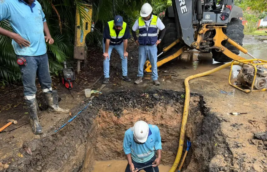 IDAAN culmina operativo Panamá Sin Fugas con más de 100 reparaciones