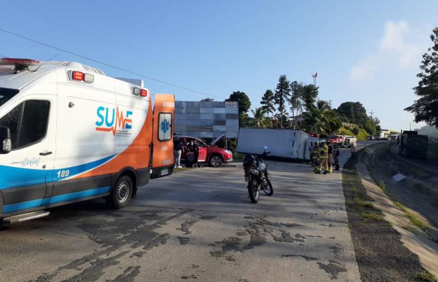 Accidente en Panamá Oeste deja una víctima fatal y seis heridos