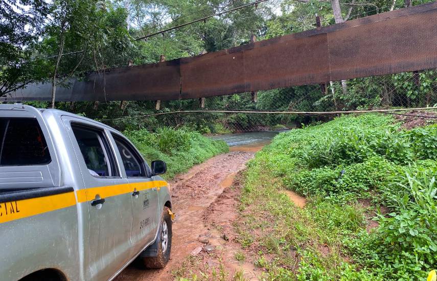 El MOP iniciará el lunes rehabilitación provisional del puente sobre el río Santa Ana, en Coclé