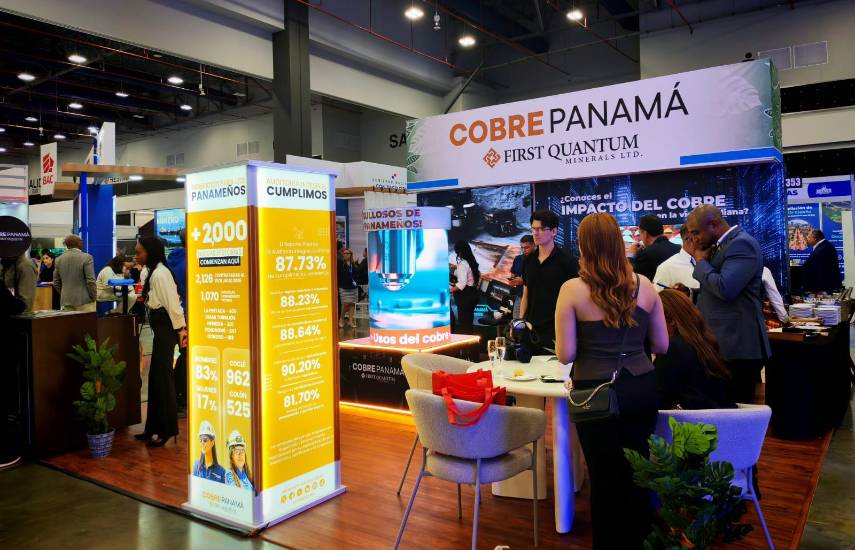 Cobre Panamá inaugura su stand interactivo en EXPO CAPAC 2026
