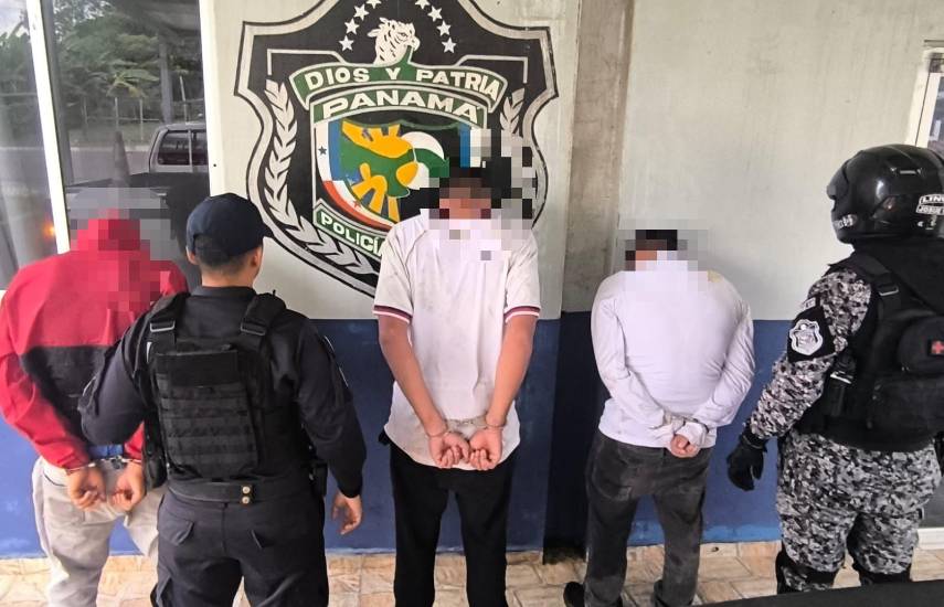 Tres capturados y dos armas decomisadas tras intento de robo en Las Garzas