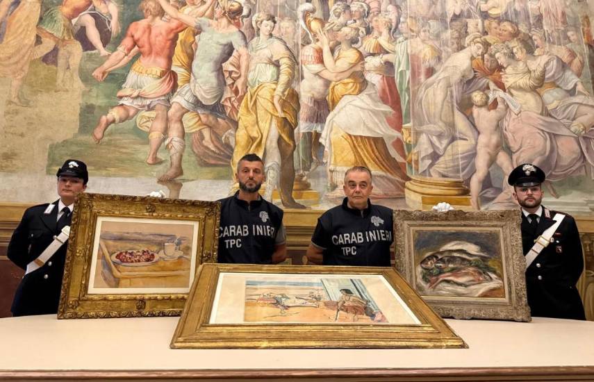 Policía italiana recupera obras robadas de Renoir, Cézanne y Matisse por valor de USD 10 millones