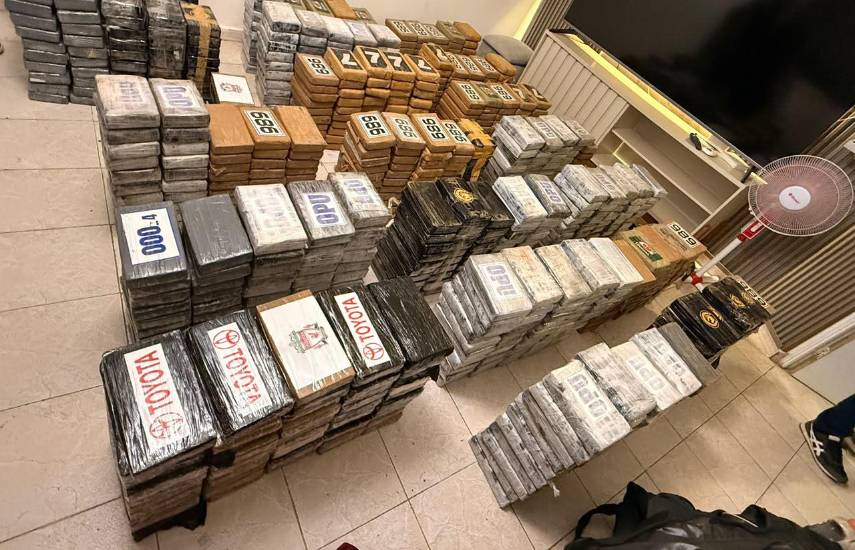 La Policía reporta decomiso de 2,235 paquetes de presunta droga en cuatro operativos