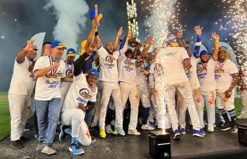 Colón gana campeonato del béisbol mayor 2023, este es su noveno título