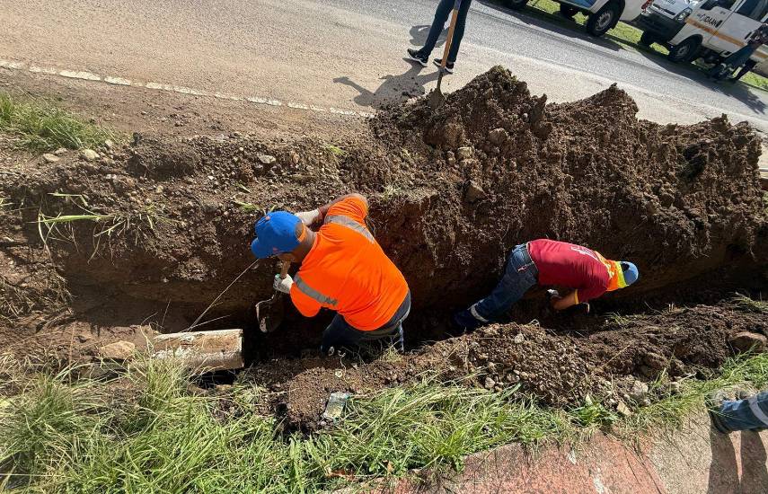 Municipio de Panamá agiliza red de agua potable que beneficiará a 20 mil personas