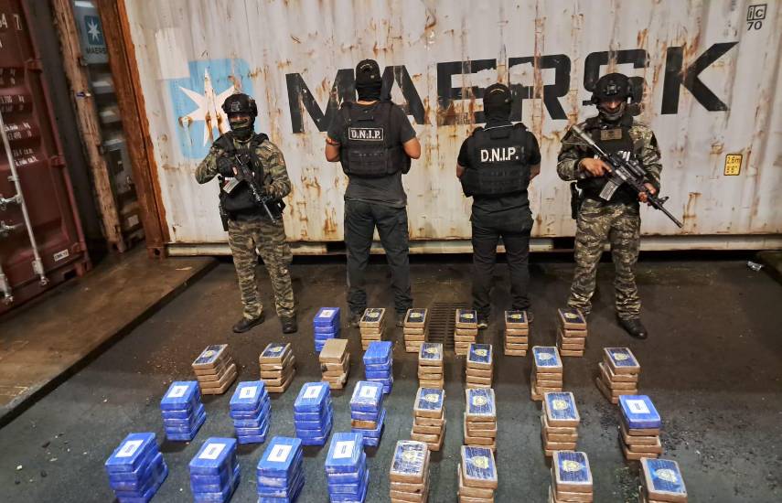 La Policía informa la incautación de 150 paquetes de presunta droga en puerto del Pacífico