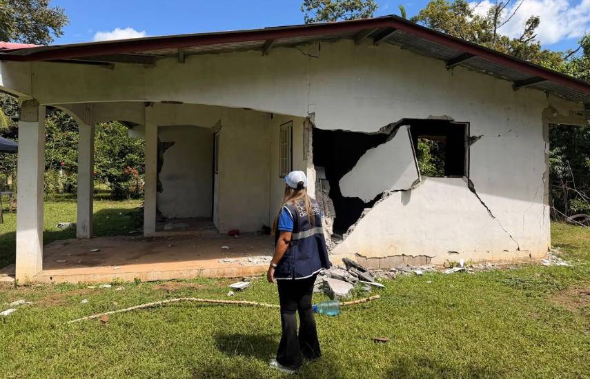 La Defensoría del Pueblo inspecciona viviendas afectadas por terremoto en comunidades de Veraguas