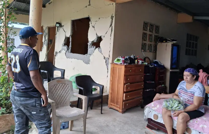 El MIDA lleva ayuda a damnificados en Los Santos