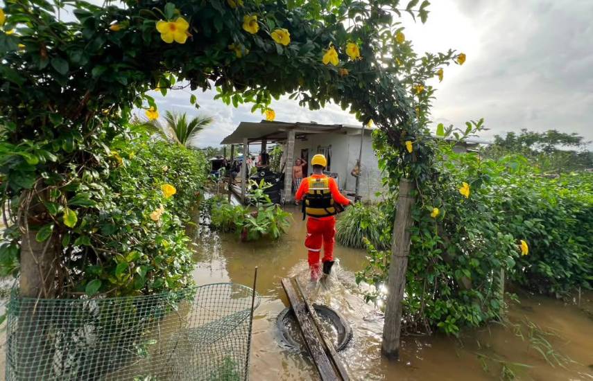 Fuertes lluvias dejan más de 250 casas afectadas en Chiriquí Grande